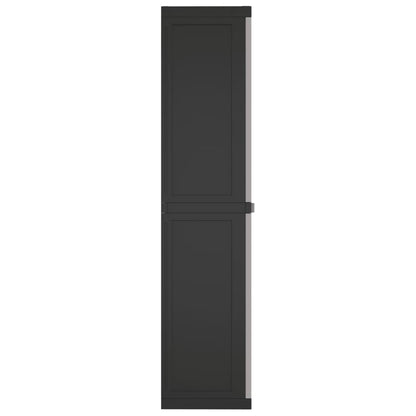 Tuinkast 65X37X65 Cm Polypropeen 65 x 37 x 165 cm (63 x 31 cm) Grijs en zwart