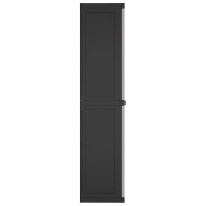 Tuinkast Polypropeen Grijs En Zwart 97 x 37 x 165 cm