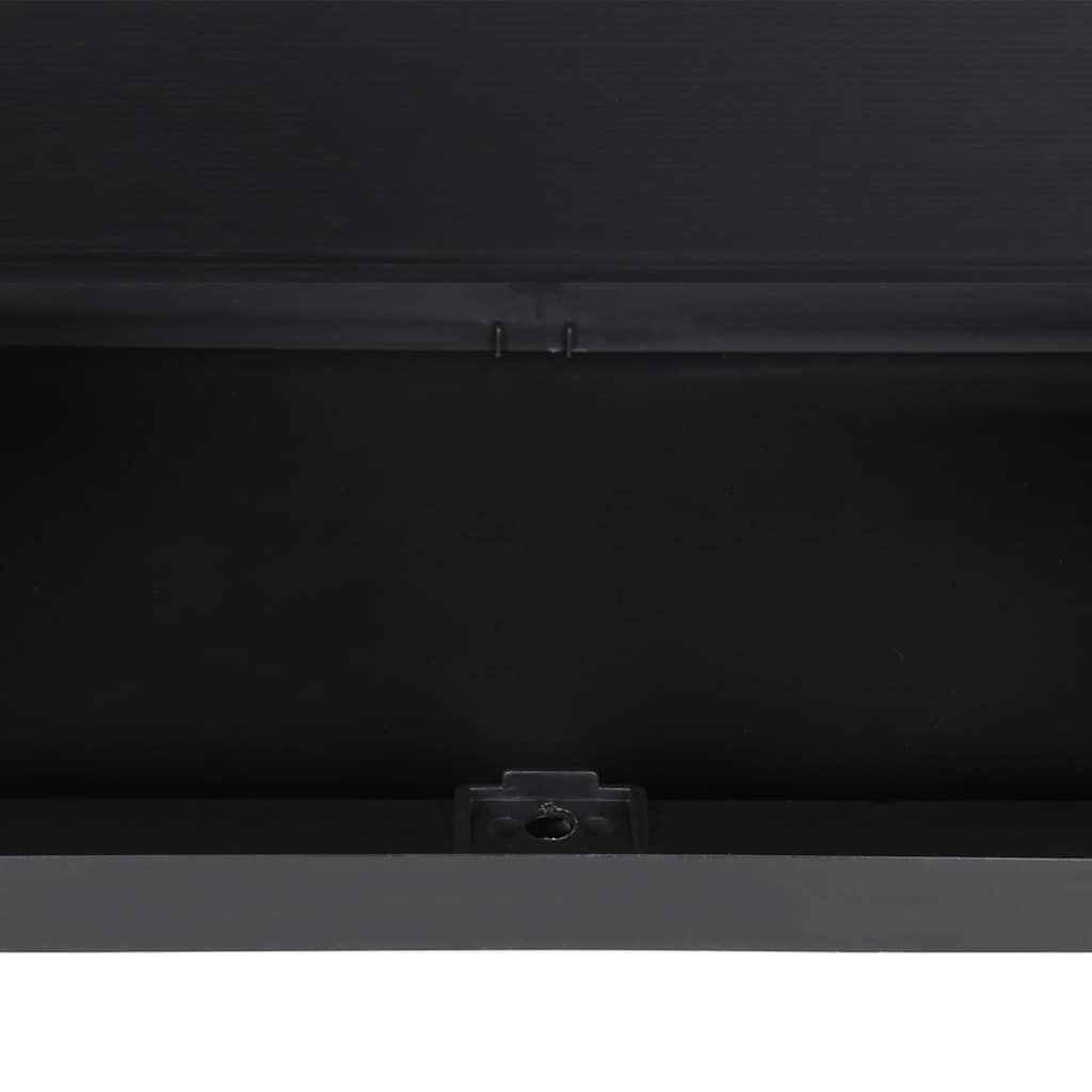 Tuinkast Polypropeen Grijs En Zwart 97 x 37 x 165 cm