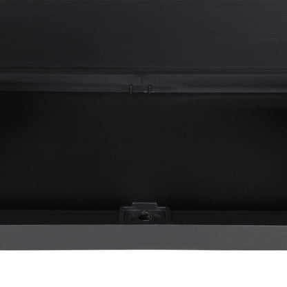 Tuinkast Polypropeen Grijs En Zwart 97 x 37 x 165 cm