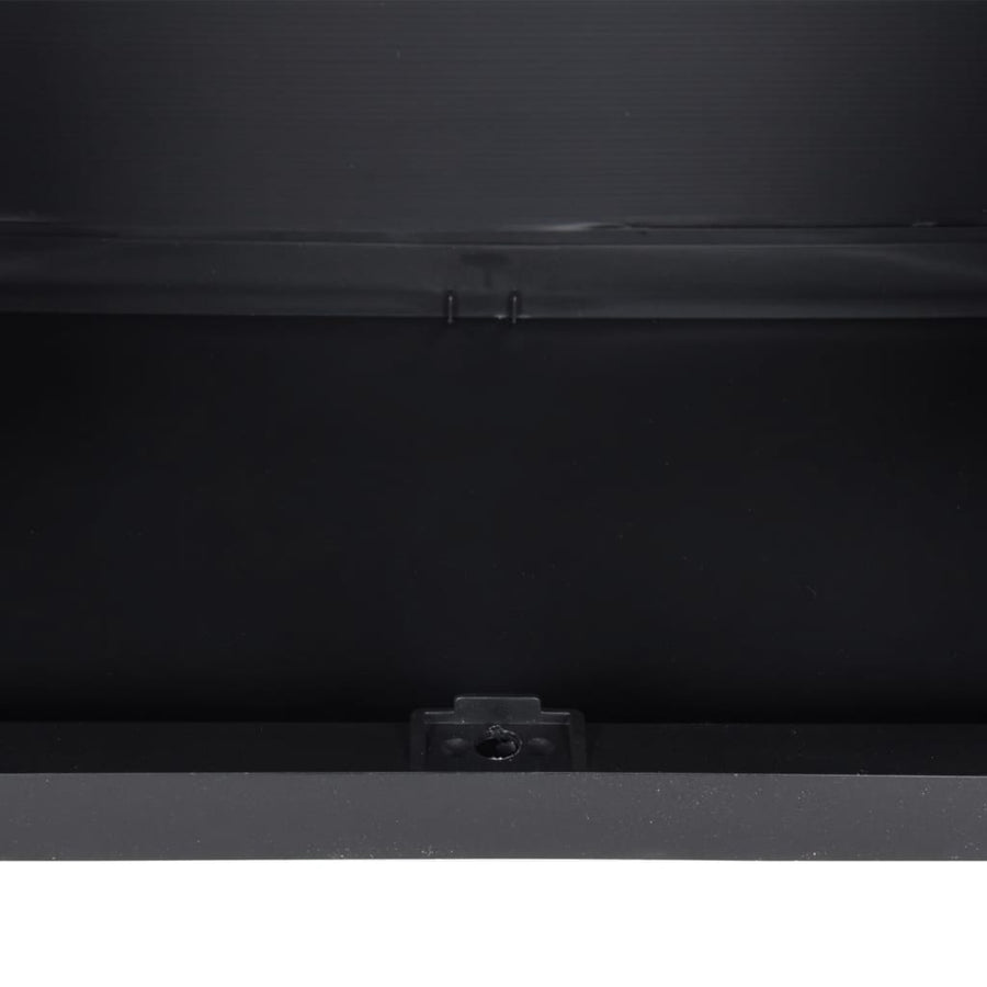 Tuinkast Polypropeen 65 x 37 x 85 cm Zwart