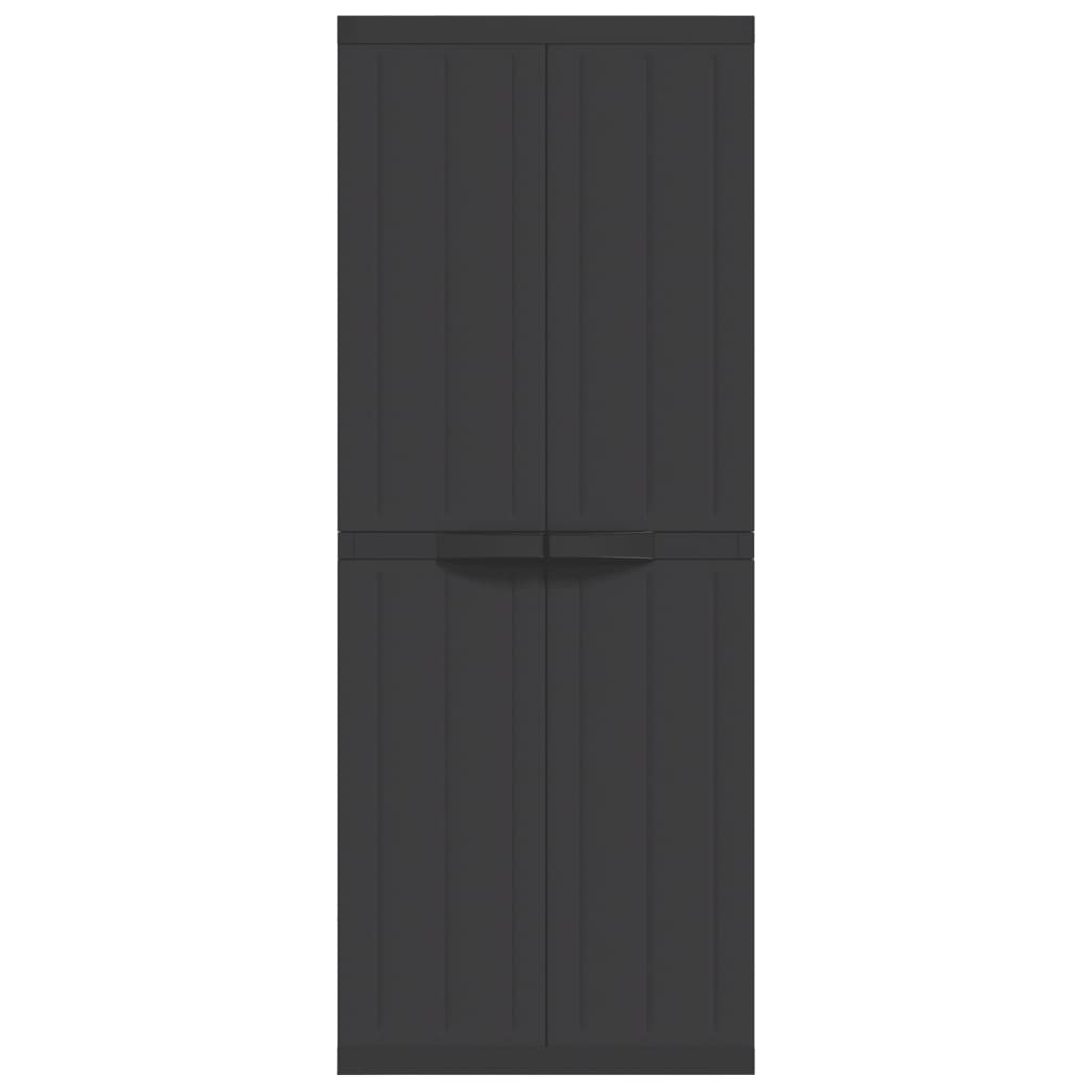 Tuinkast 65X37X65 Cm Polypropeen 65 x 37 x 165 cm (31 x 31 cm) Zwart