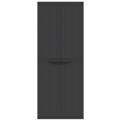 Tuinkast 65X37X65 Cm Polypropeen 65 x 37 x 165 cm (31 x 31 cm) Zwart