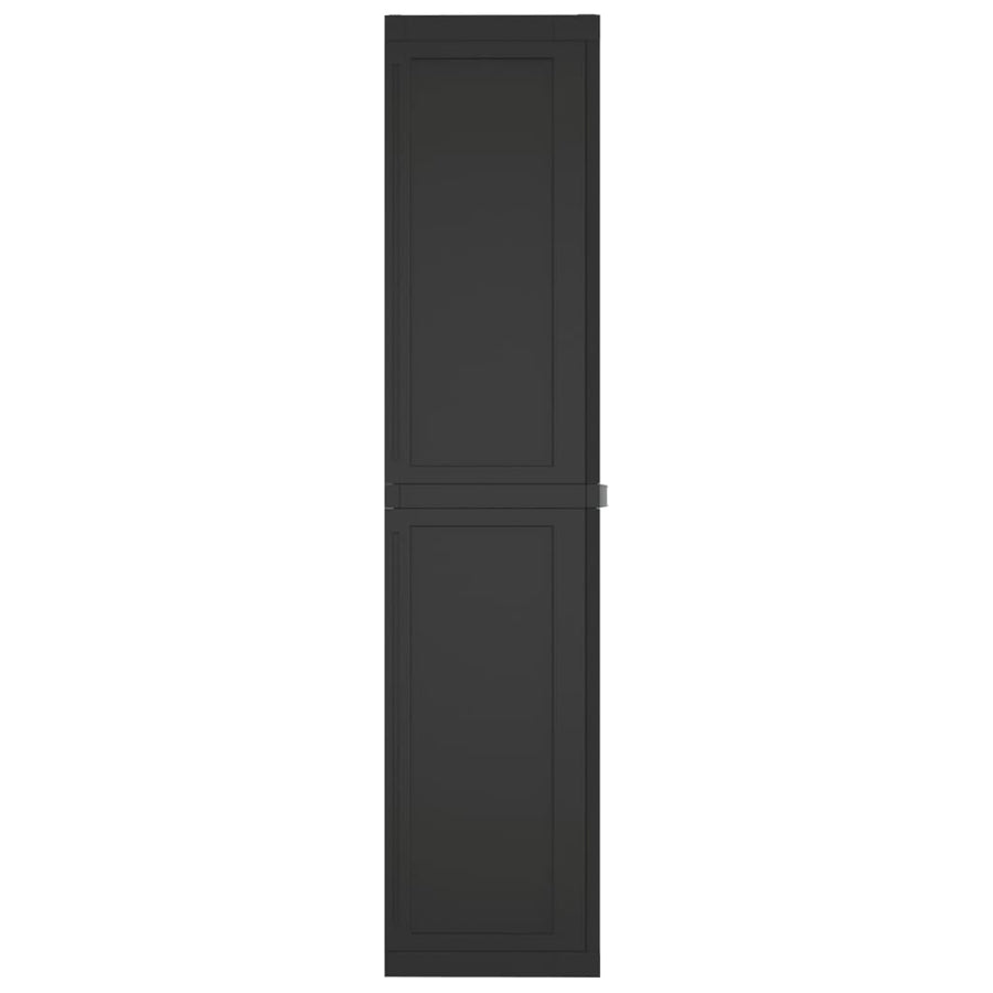 Tuinkast 65X37X65 Cm Polypropeen 65 x 37 x 165 cm (63 x 31 cm) Zwart
