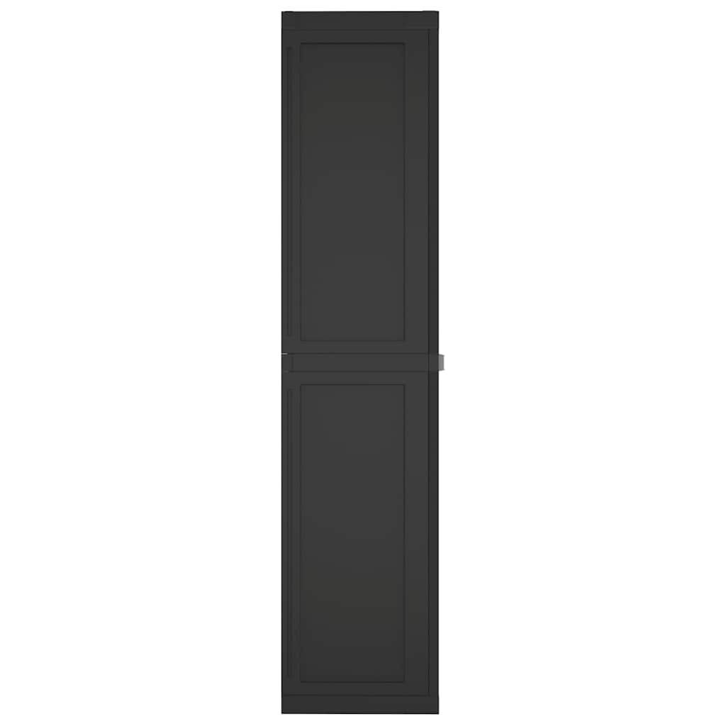 Tuinkast Polypropeen Zwart 97 x 37 x 165 cm