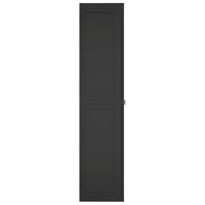 Tuinkast Polypropeen Zwart 97 x 37 x 165 cm
