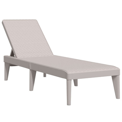Ligbed 86X60X29 Cm Polypropeen Kleurig Cappuccino