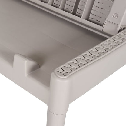 Ligbed 86X60X29 Cm Polypropeen Kleurig Cappuccino