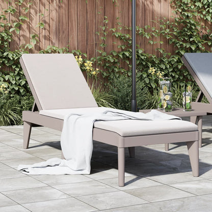 Ligbed 86X60X29 Cm Polypropeen Kleurig Cappuccino