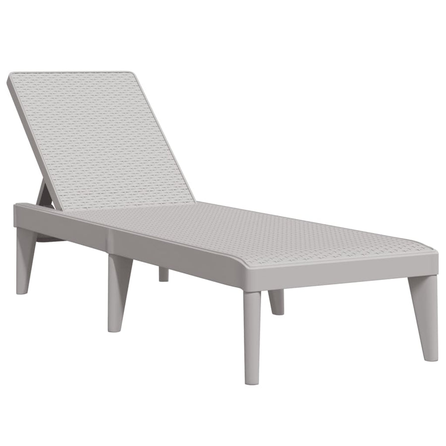 Ligbed 86X60X29 Cm Polypropeen Grijs