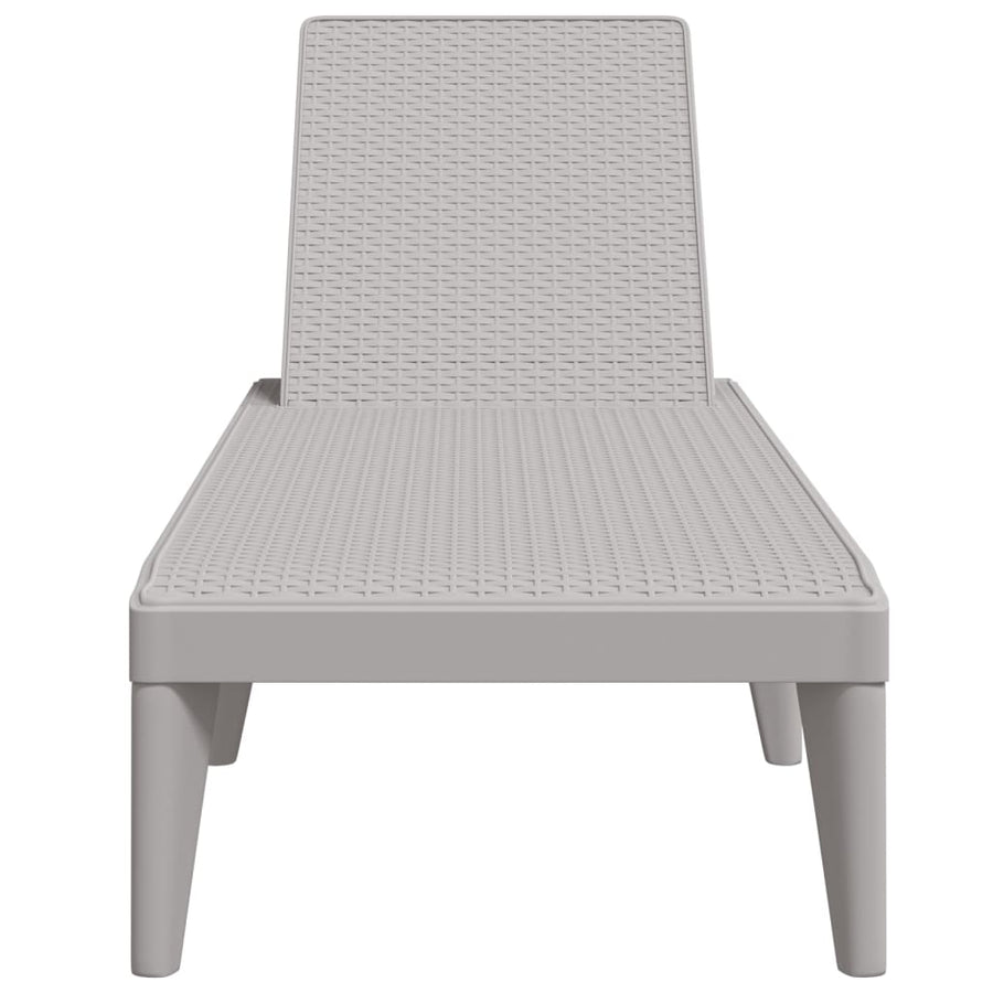 Ligbed 86X60X29 Cm Polypropeen Grijs