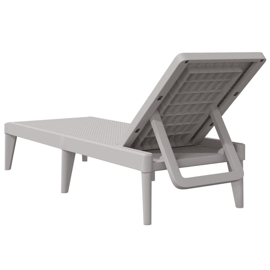 Ligbed 86X60X29 Cm Polypropeen Grijs