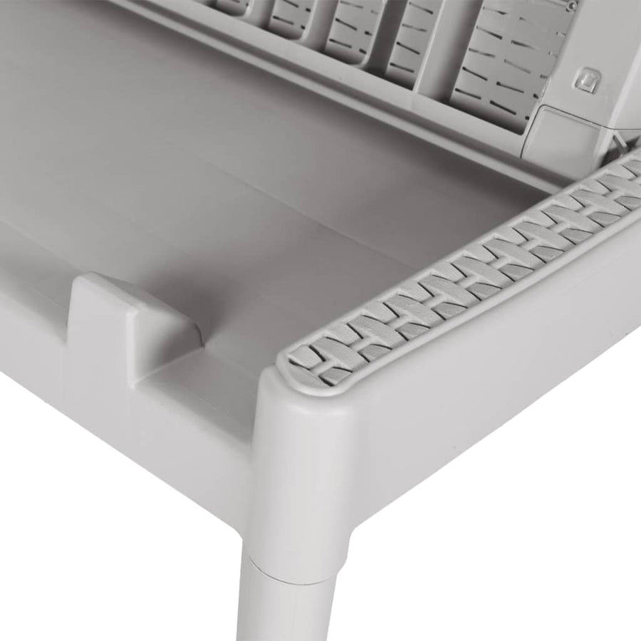 Ligbed 86X60X29 Cm Polypropeen Grijs