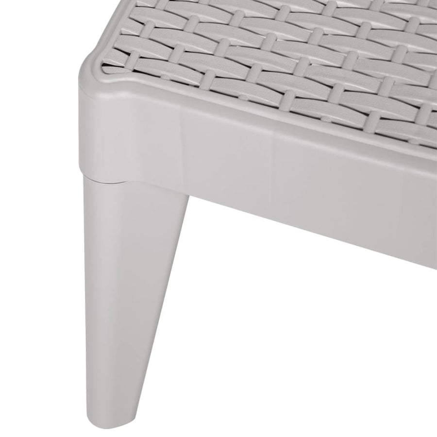 Ligbed 86X60X29 Cm Polypropeen Grijs