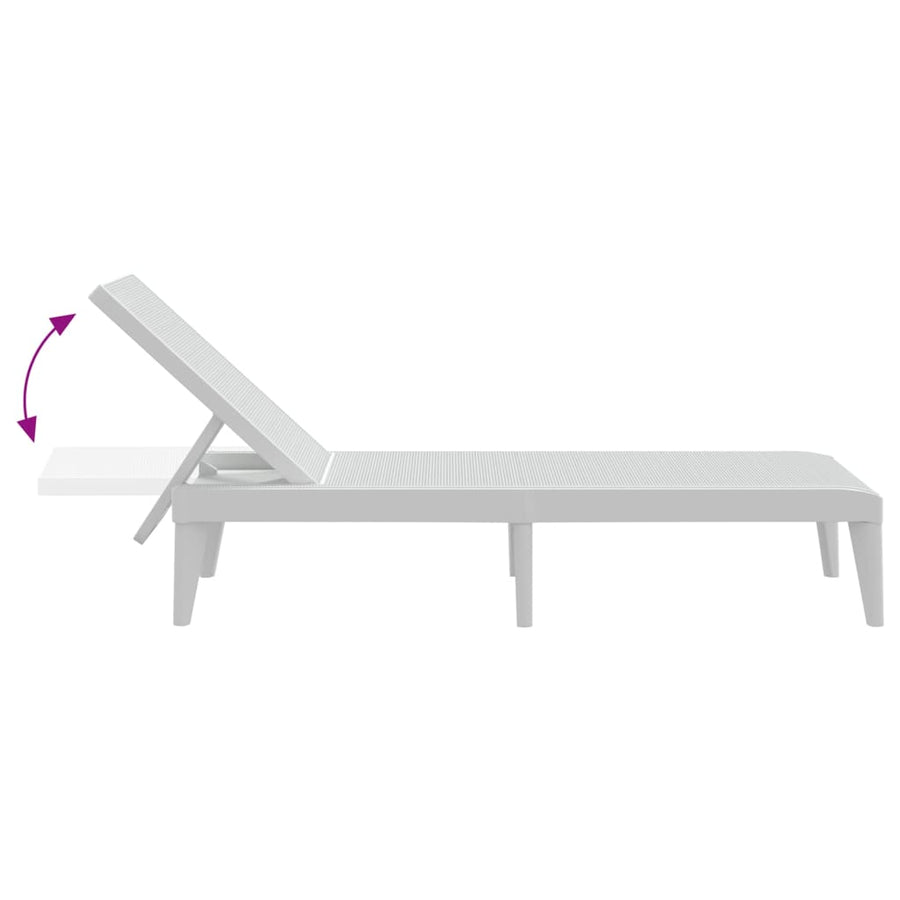 Ligbed 186X60X29 Cm Polypropeen 1