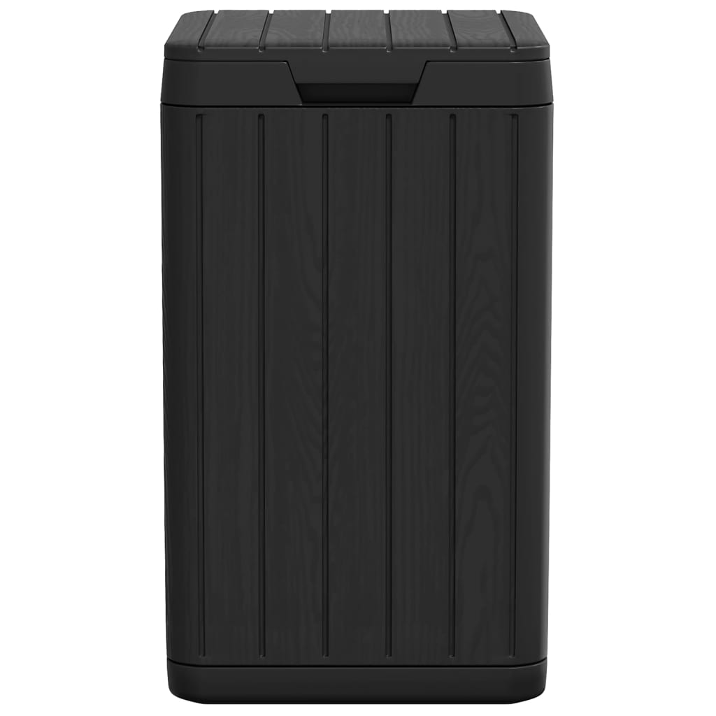 Tuinafvalbak 38x38x65 cm polypropeen antracietkleurig