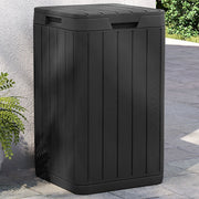 Tuinafvalbak 80L 38x38x65 cm polypropeen antraciet