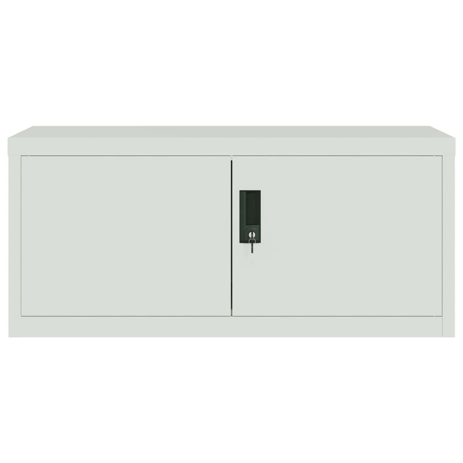 Archiefkast Staal 90 x 40 x 40 cm Lichtgrijs