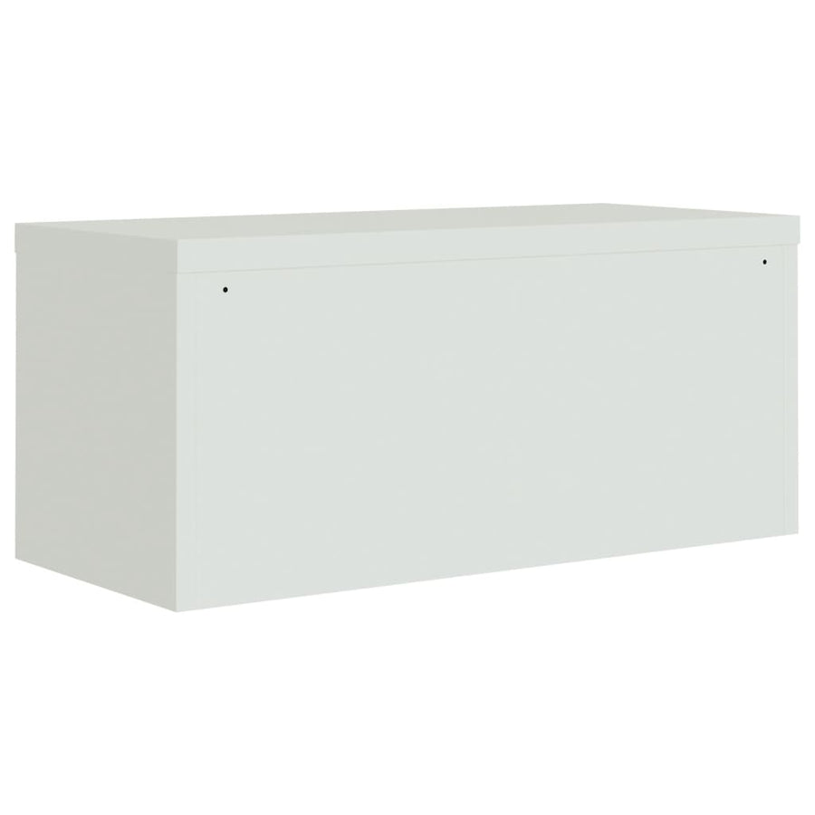 Archiefkast Staal 90 x 40 x 40 cm Lichtgrijs