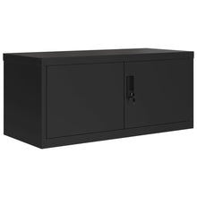 Archiefkast Staal 90 x 40 x 40 cm Zwart