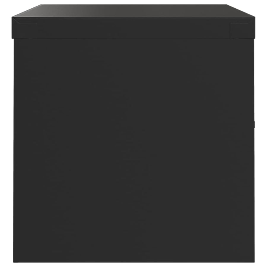 Archiefkast Staal 90 x 40 x 40 cm Zwart