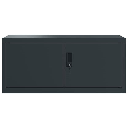 Archiefkast Staal Kleurig 90 x 40 x 40 cm Antraciet