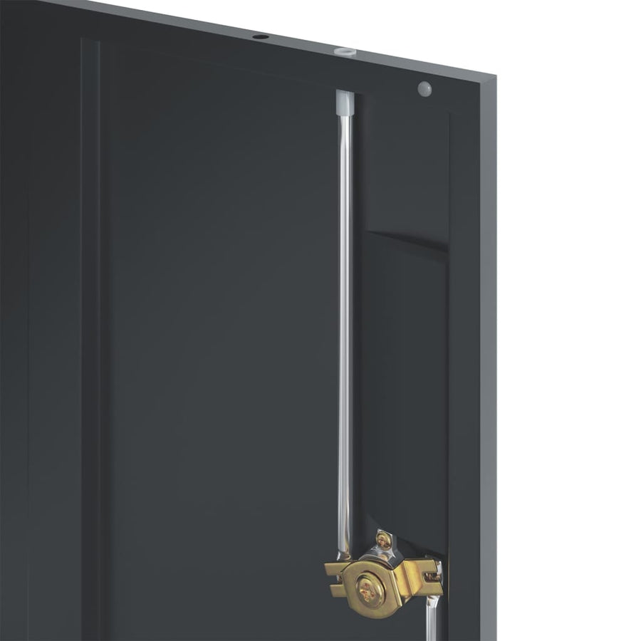Archiefkast Staal Kleurig 90 x 40 x 40 cm Antraciet