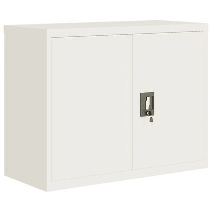 Archiefkast Staal 90 x 40 x 70 cm Wit
