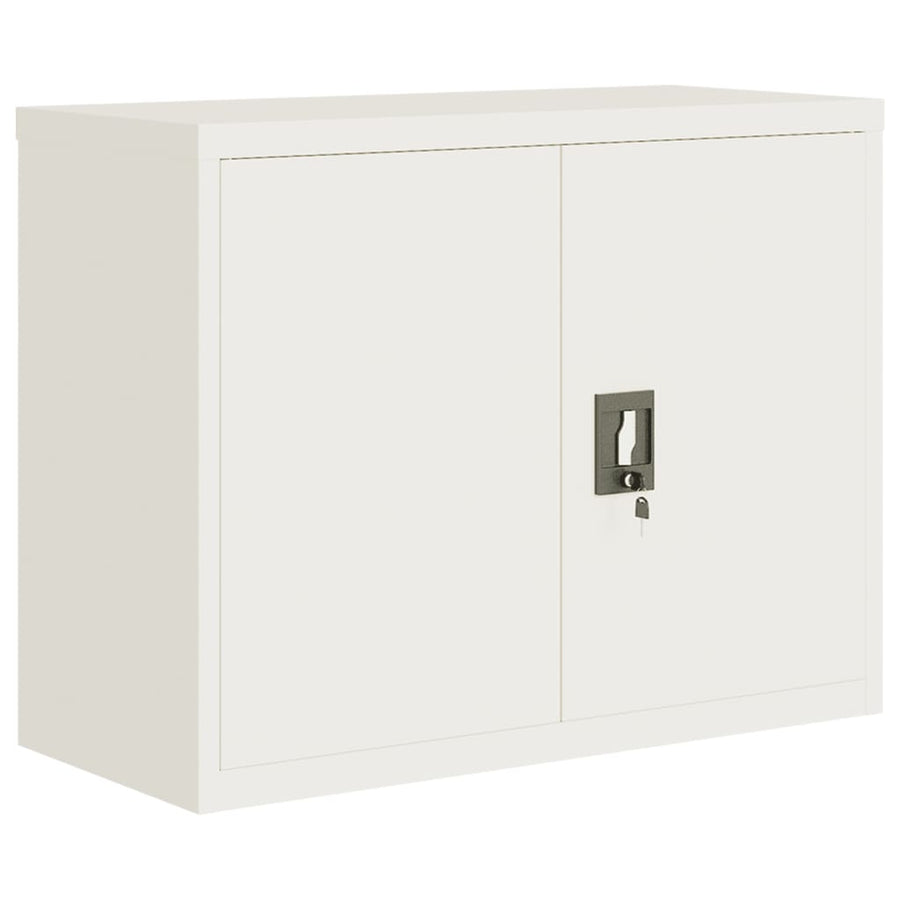Archiefkast Staal 90 x 40 x 70 cm Wit