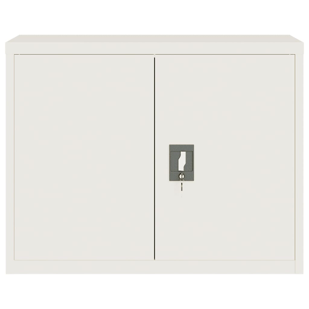 Archiefkast Staal 90 x 40 x 70 cm Wit