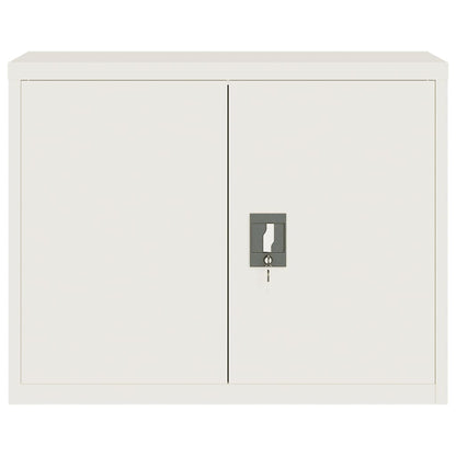 Archiefkast Staal 90 x 40 x 70 cm Wit