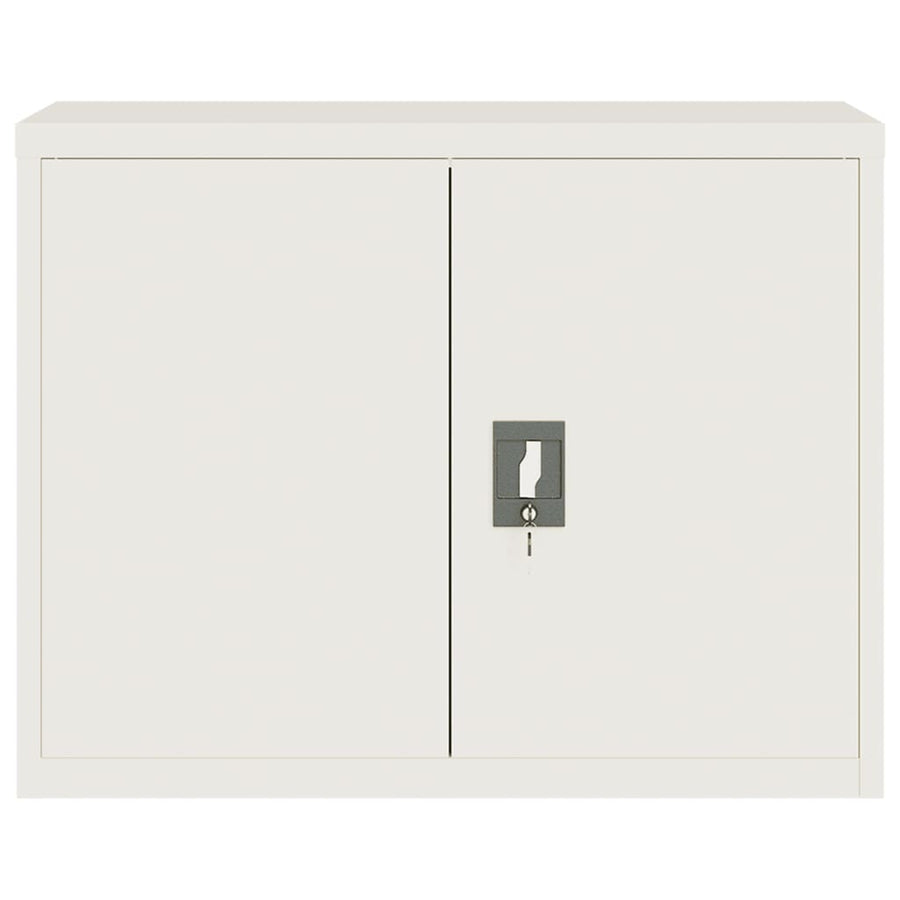 Archiefkast Staal 90 x 40 x 70 cm Wit
