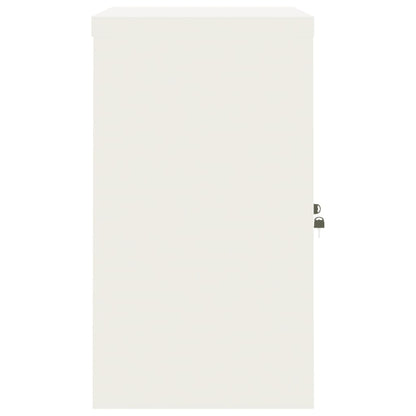 Archiefkast Staal 90 x 40 x 70 cm Wit