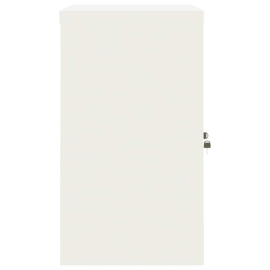 Archiefkast Staal 90 x 40 x 70 cm Wit