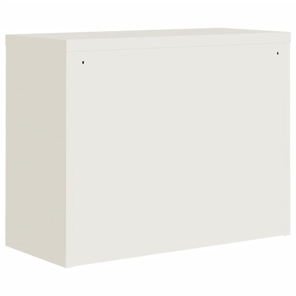 Archiefkast Staal 90 x 40 x 70 cm Wit