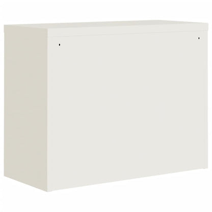 Archiefkast Staal 90 x 40 x 70 cm Wit