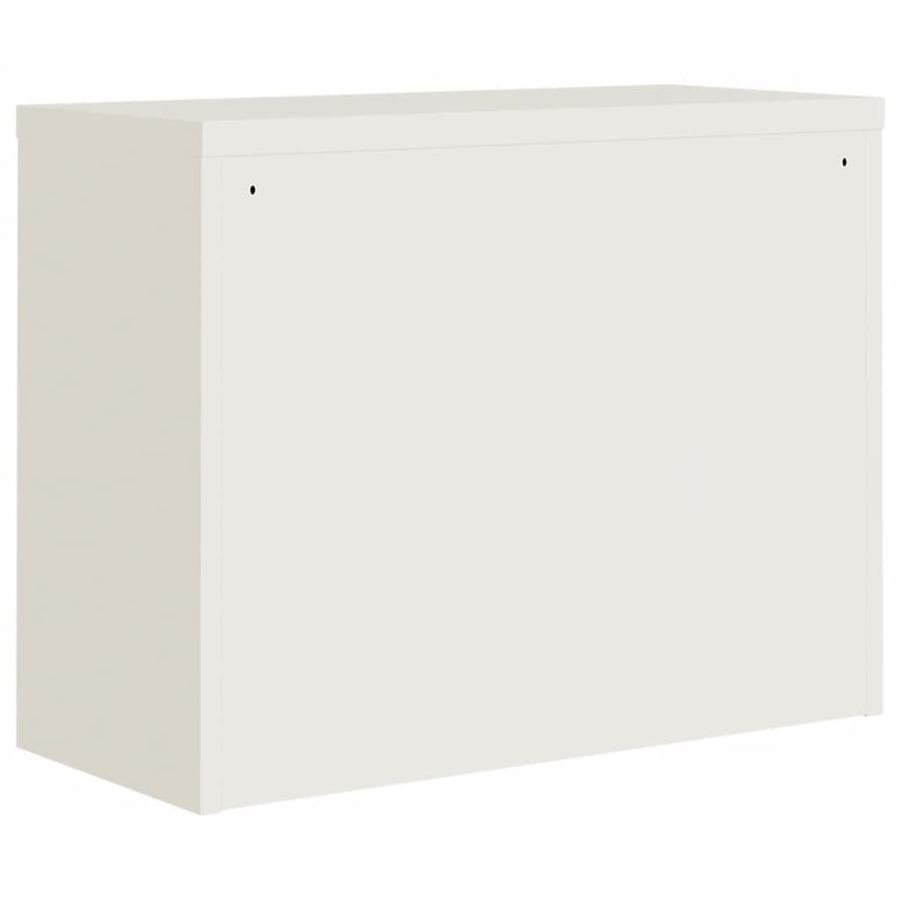 Archiefkast Staal 90 x 40 x 70 cm Wit