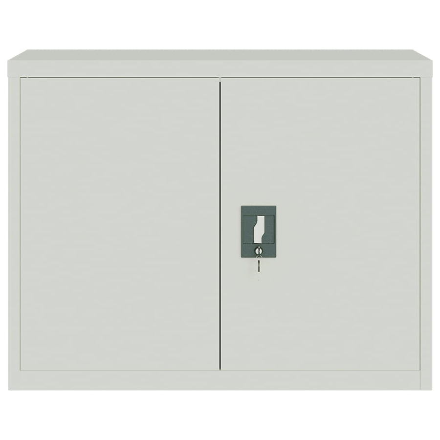 Archiefkast Staal 90 x 40 x 70 cm Lichtgrijs