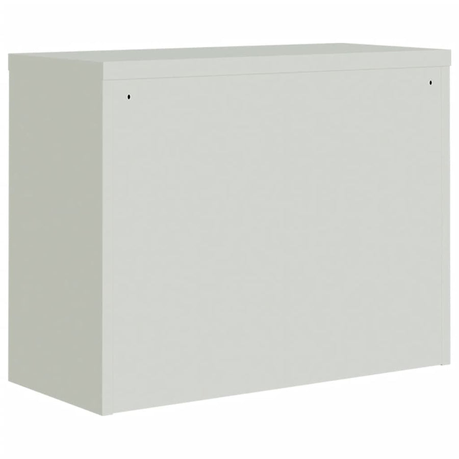 Archiefkast Staal 90 x 40 x 70 cm Lichtgrijs