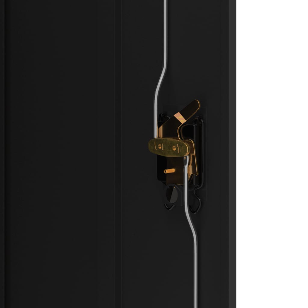 Archiefkast Staal 90 x 40 x 70 cm Zwart