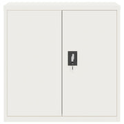 Archiefkast 90x40x90 cm staal wit afsluitbaar