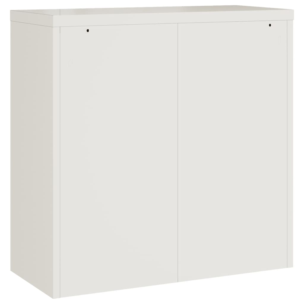 Archiefkast Staal 90 x 40 x 90 cm Wit