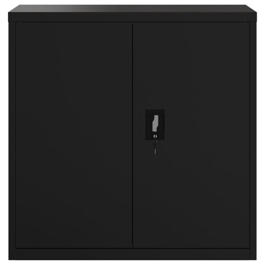 Archiefkast Staal 90 x 40 x 90 cm Zwart
