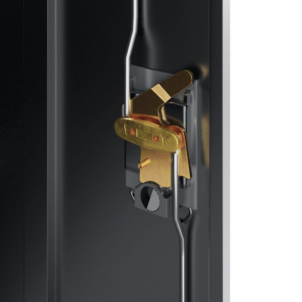 Archiefkast Staal Kleurig 90 x 40 x 90 cm Antraciet