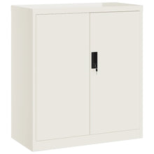 Archiefkast 79X40X90 Cm Staal Wit
