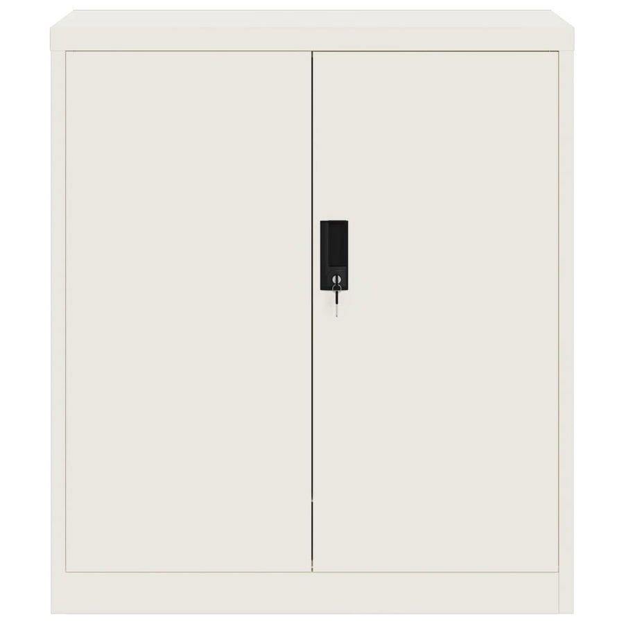 Archiefkast 79X40X90 Cm Staal Wit