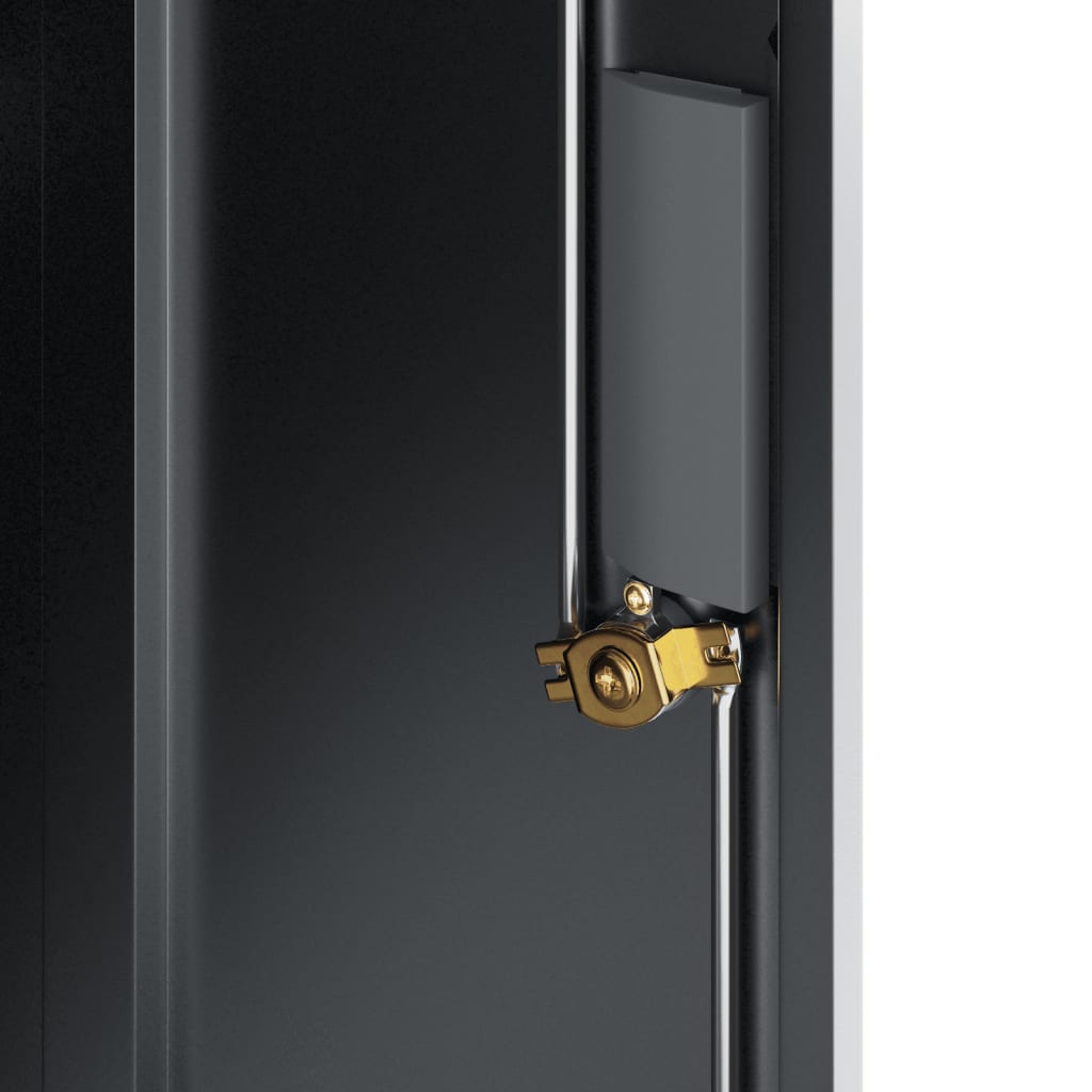 Archiefkast 79X40X90 Cm Staal Antracietkleurig