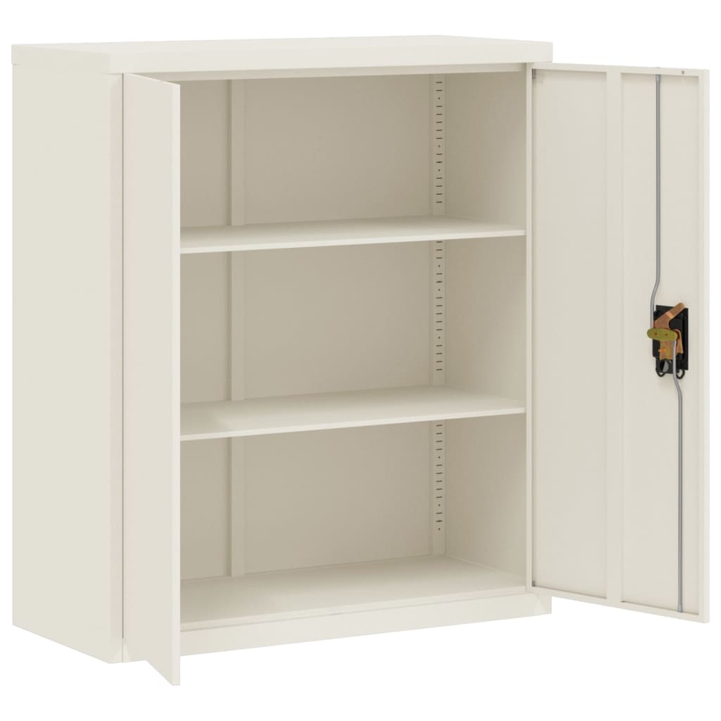 Archiefkast Staal 90 x 40 x 105 cm Wit