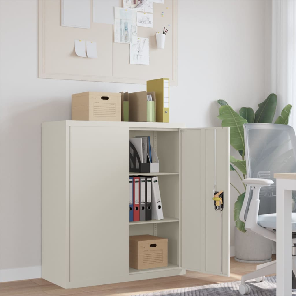 Archiefkast Staal 90 x 40 x 105 cm Wit