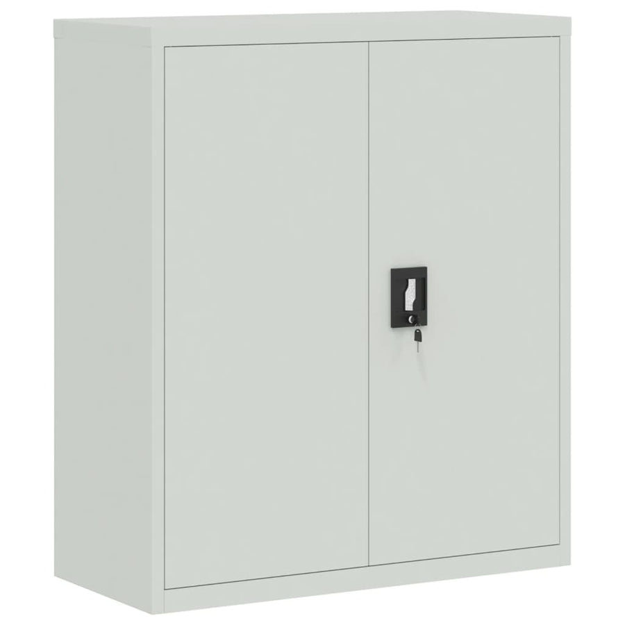 Archiefkast Staal 90 x 40 x 105 cm Lichtgrijs